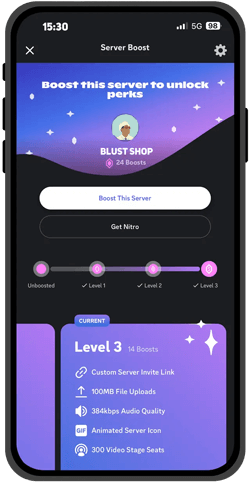 Cheap Discord Boosts on Mobile - Nitro Boosting